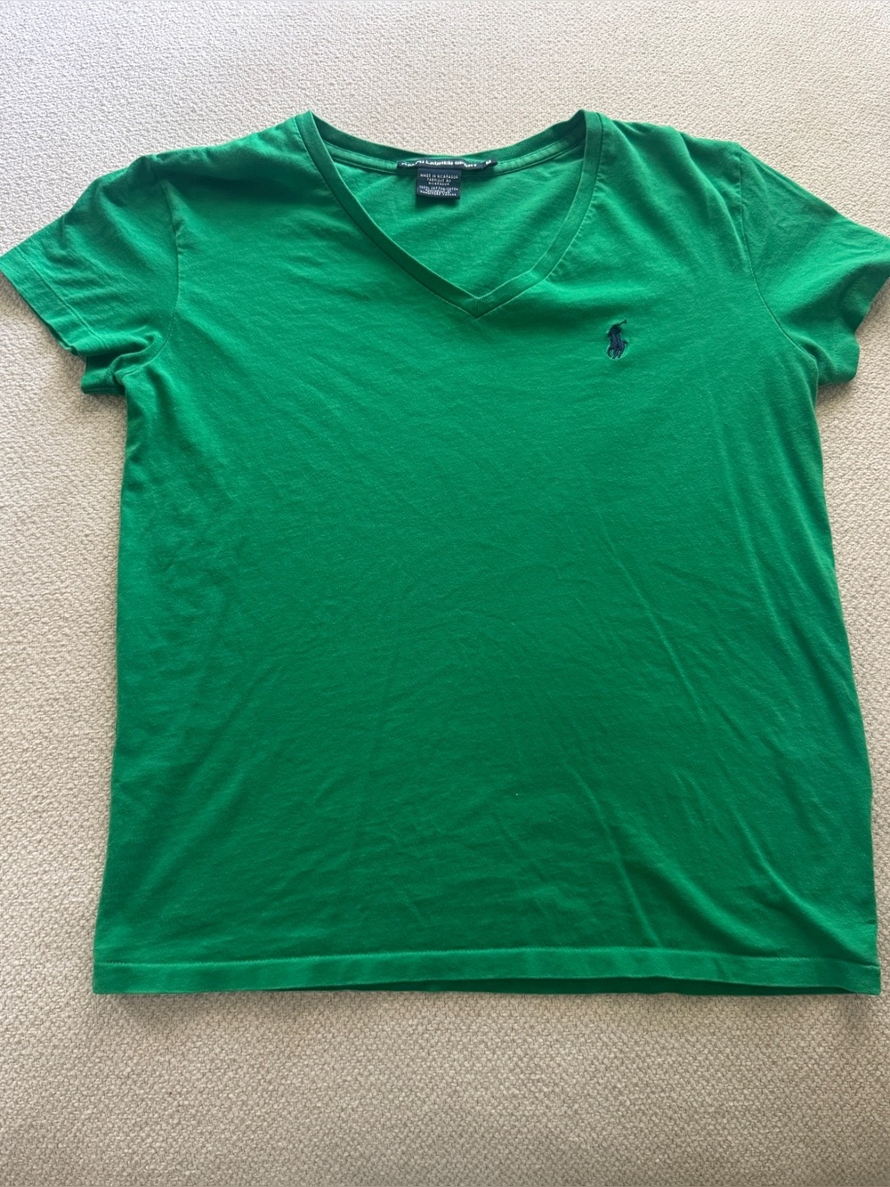 Polo Ralph Lauren Green V-Neck T-Shirt